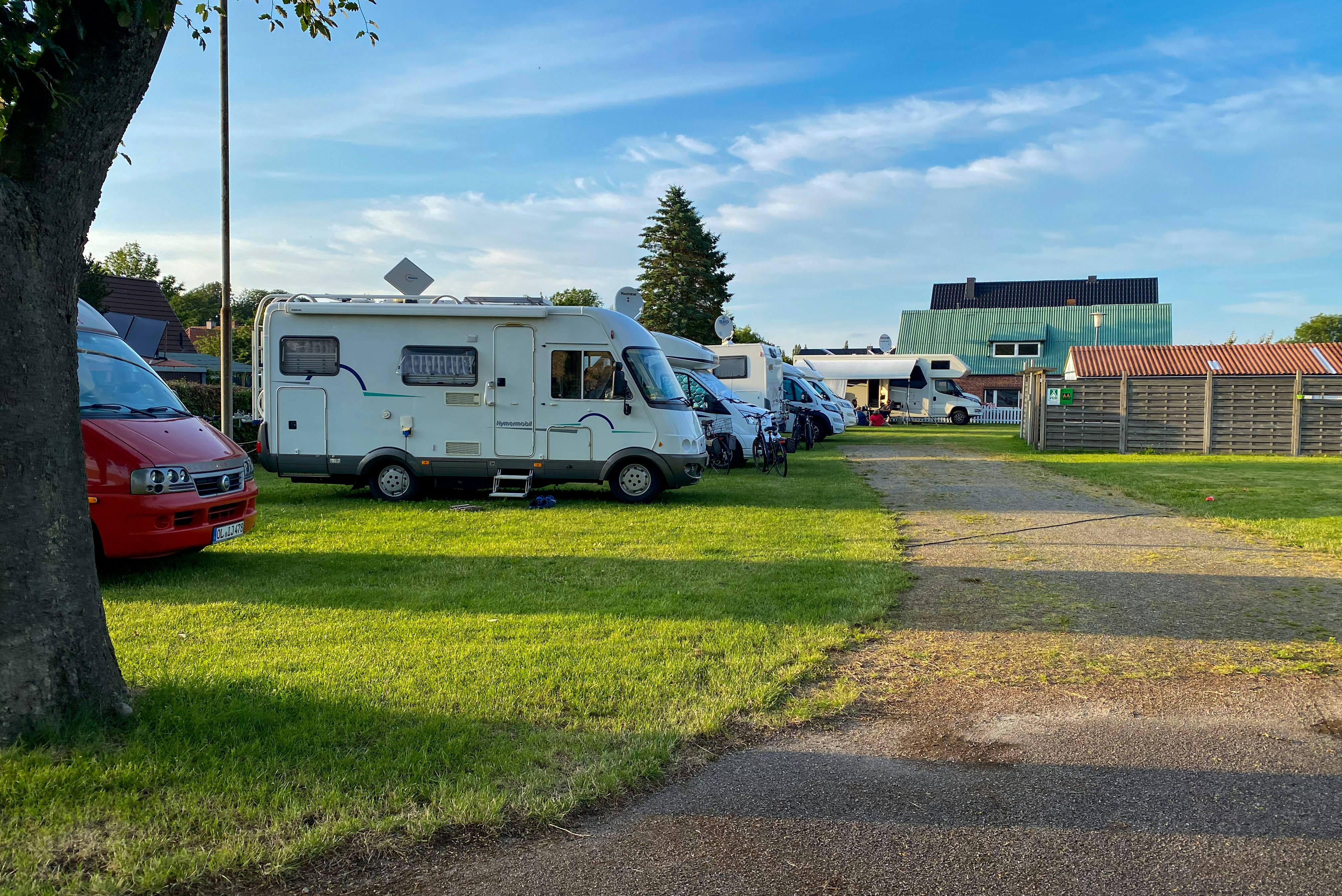 Elbdeichcamp Brunsbüttel - Standplätze auf dem Campingplatz