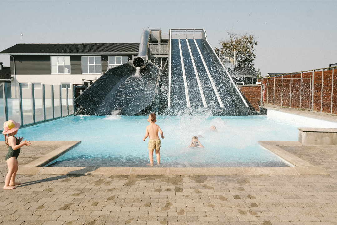 Elite Camp Løkken Klit  - Wasserspielplatz für Kinder auf dem Campingplatz