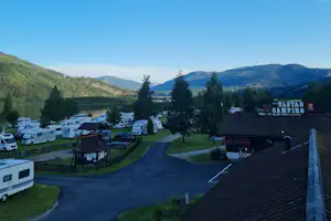 Elstad Camping - Blick auf den Campingplatz