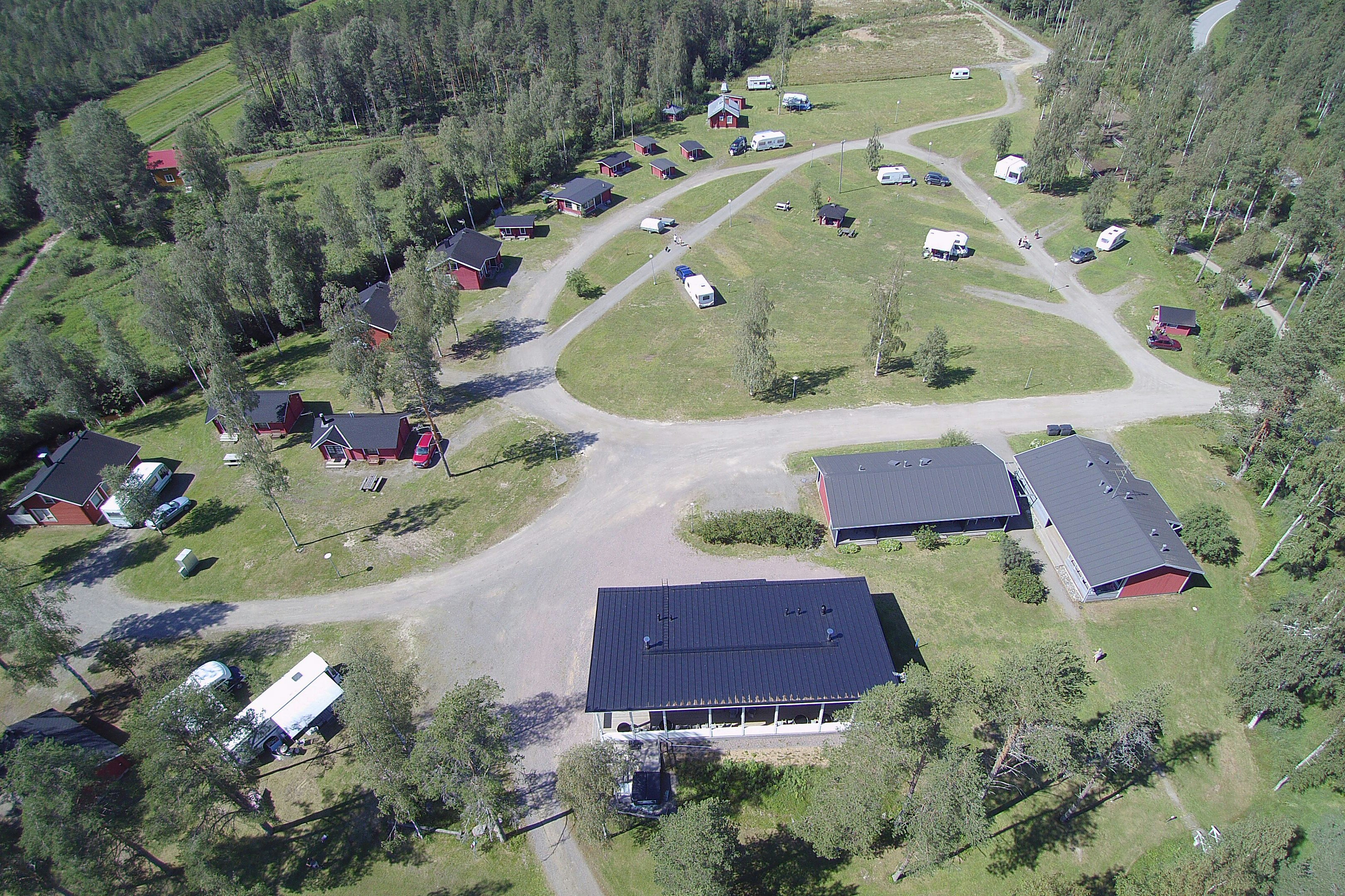 Emolahti Beach Camping  - Campingplatz aus der Vogelperspektive