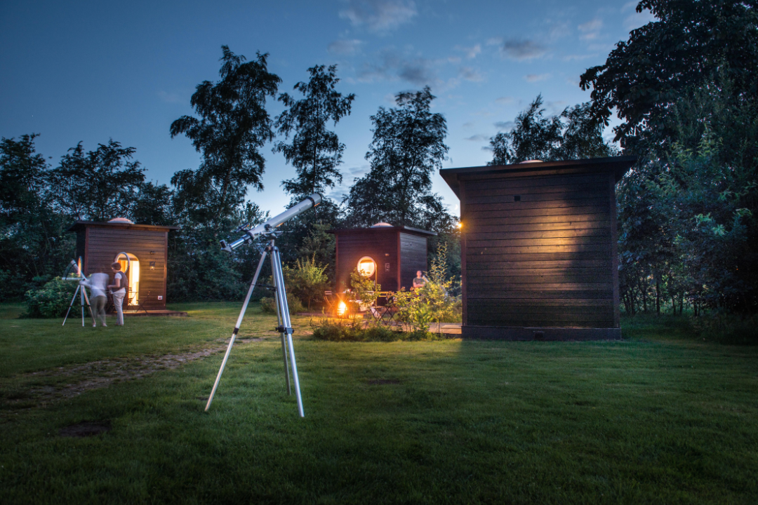 Erfgoed Bossem - Kleine Mietunterkünfte auf dem Campingplatz