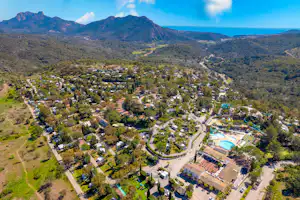 Esterel Caravaning - Campingplatz aus der Vogelperspektive
