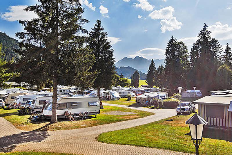 Euro-Camp Wilder Kaiser -  Wohnwagenstellplätze auf dem Campingplatz