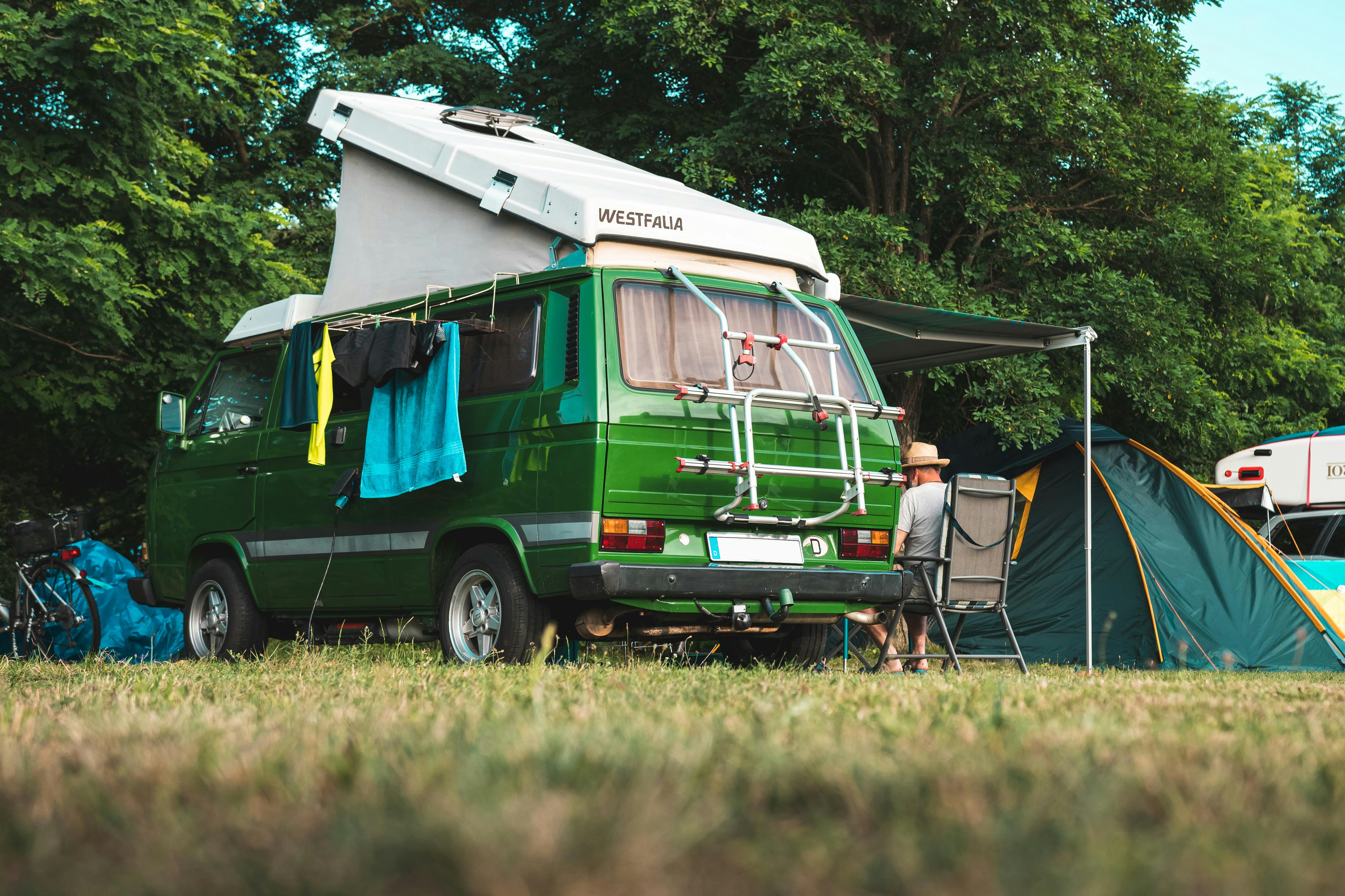 Eurocamp Spreewaldtor - Wohnmobil mit Veranda auf dem Campingplatz