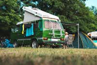 Eurocamp Spreewaldtor - Wohnmobil mit Veranda auf dem Campingplatz