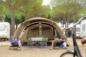 Eurocamping - Zeltstellplatz auf dem Campingplatz
