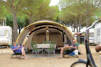 Eurocamping - Zeltstellplatz auf dem Campingplatz