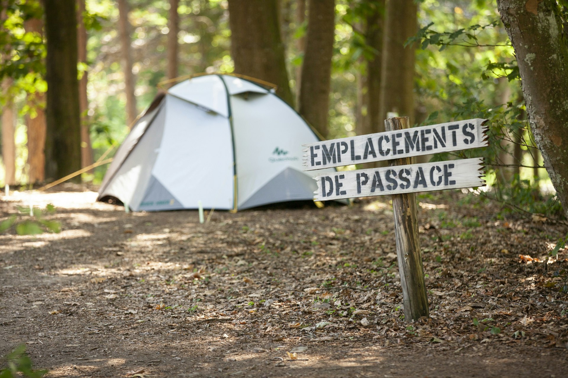 Europacamp Saint-hubert - zeltplatz im Wald