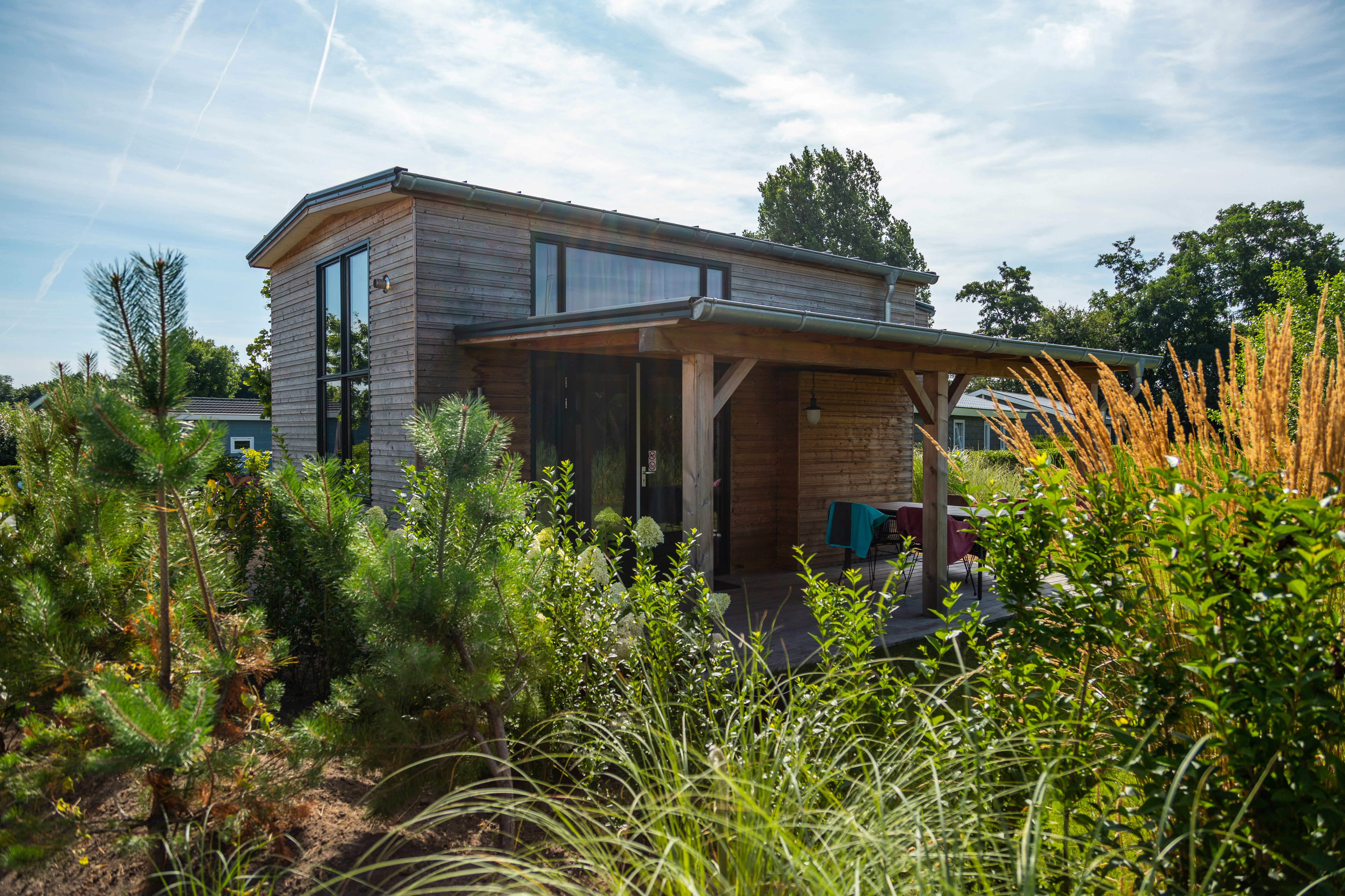 EuroParcs Bad Hulckesteijn - Mobilheim mit Terrasse auf dem Campingplatz