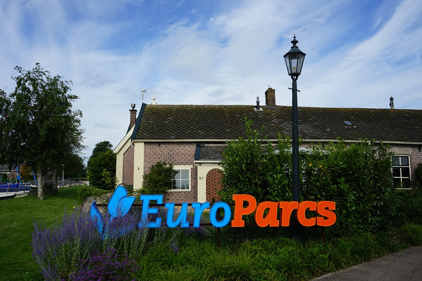 EuroParcs Kagerplassen - Eingang mit Namensschild