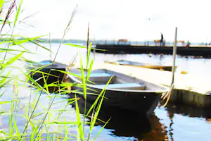 Swecamp Evedal Vaxjö Evedals Camping Växjö - Bootsanlegestelle in der Nähe des Campingplatzes
