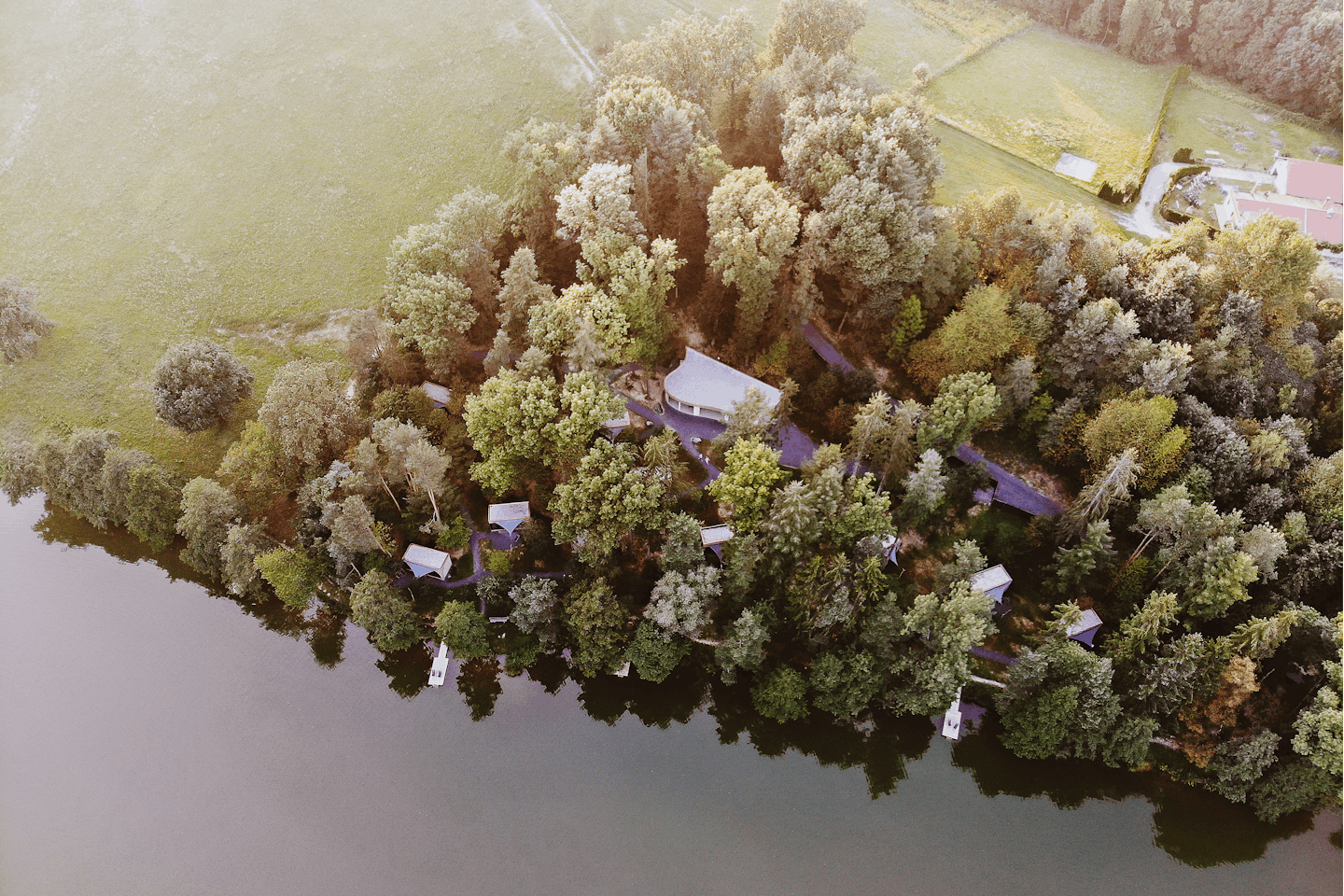 Falkensteiner Camping Lake Blaguš  - Campingplatz aus der Vogelperspektive