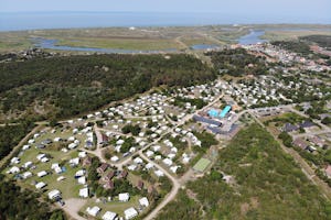 Familie Camping Nymindegab - Campingplatz aus der Vogelperspektive