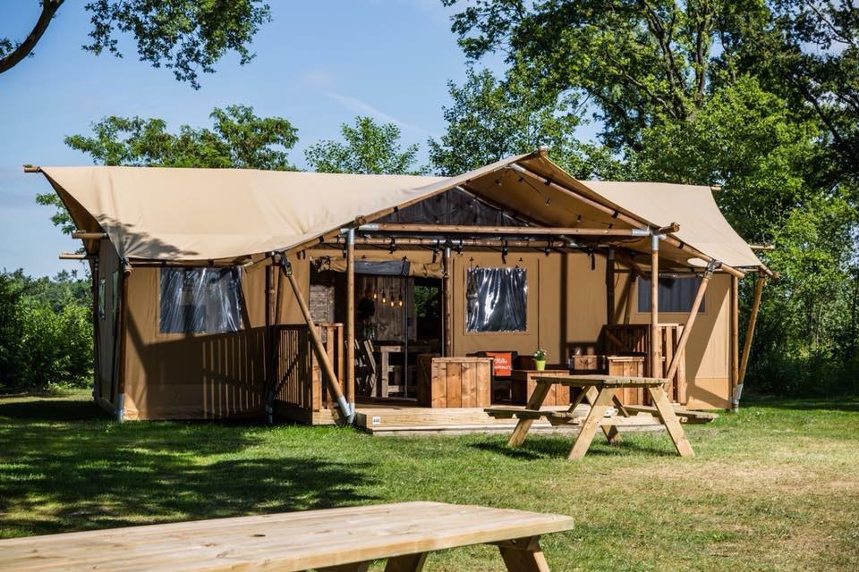 Familiecamping De Belten - Mobilheim auf dem Campingplatz