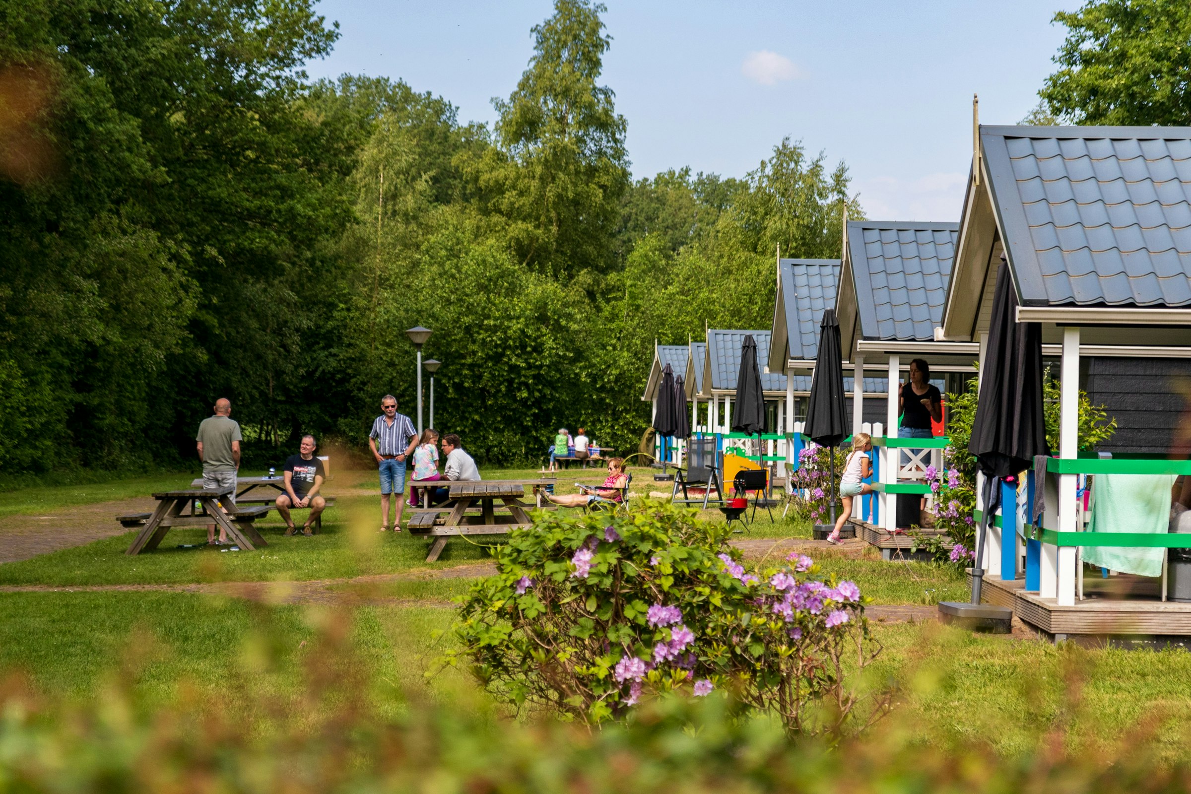 Familiecamping De Vossenburcht  - Mobilheime auf dem Campingplatz