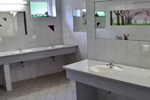 Familien-Camping Reiter - Sanitärbereich auf dem Campingplatz