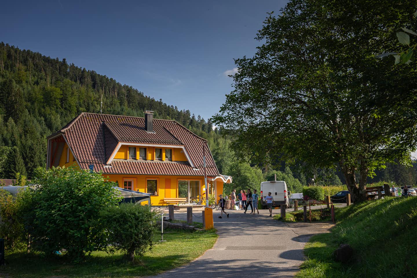 Family-Resort Kleinenzhof - Eingang des Campingplatz