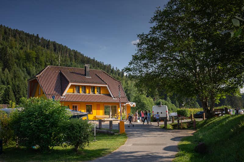 Family-Resort Kleinenzhof - Eingang des Campingplatz