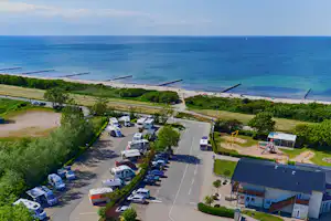 Ferien-Camp Börgerende - Blick auf Wohnmobilhafen auf dem Campingplatz