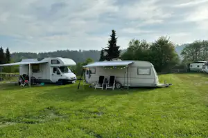 Ferienpark Campingplatz Saaldorf - Stellplätze auf dem Campingplatz