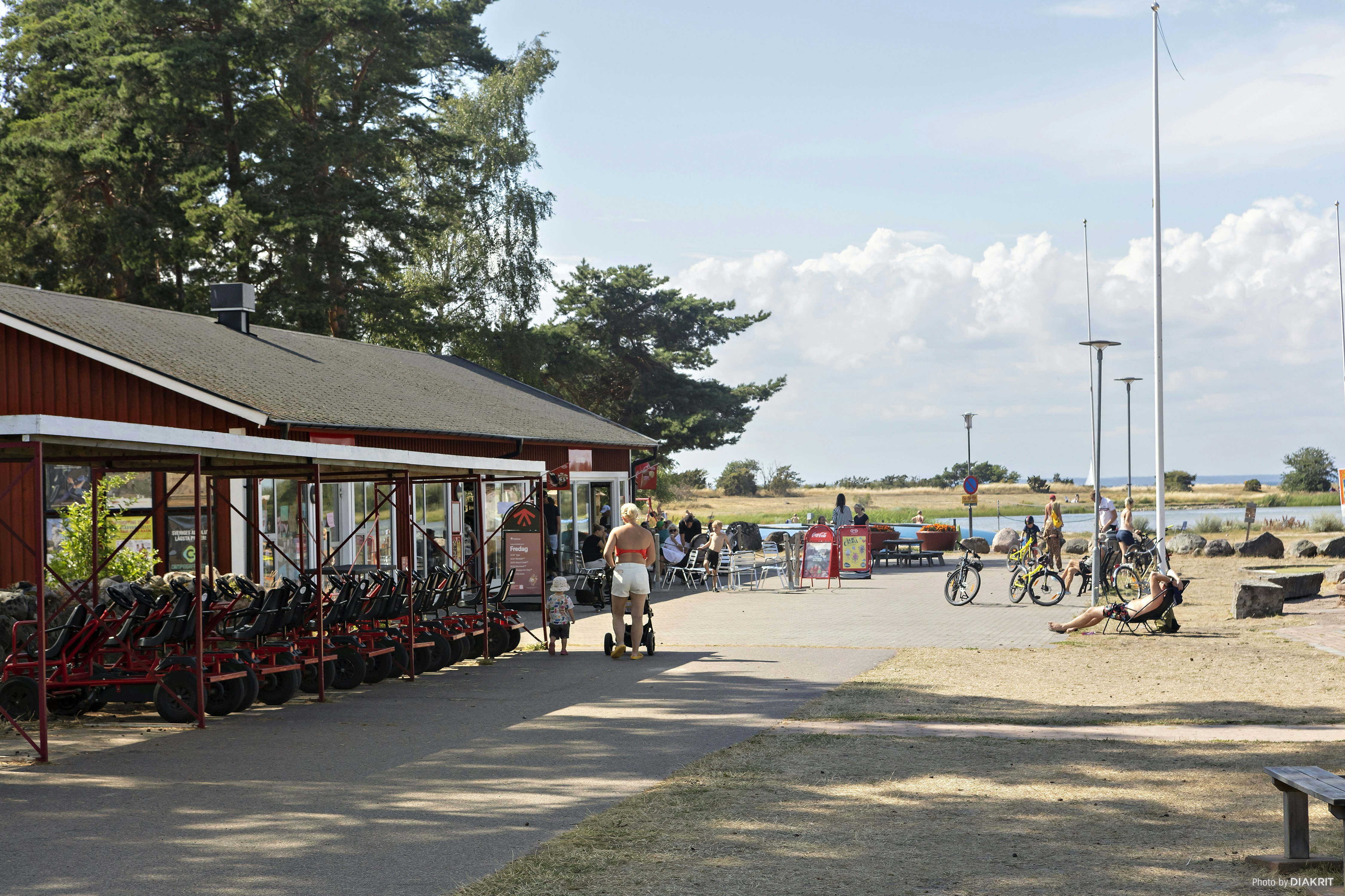First Camp Ekerum – Öland - Blick auf den Campingplatz