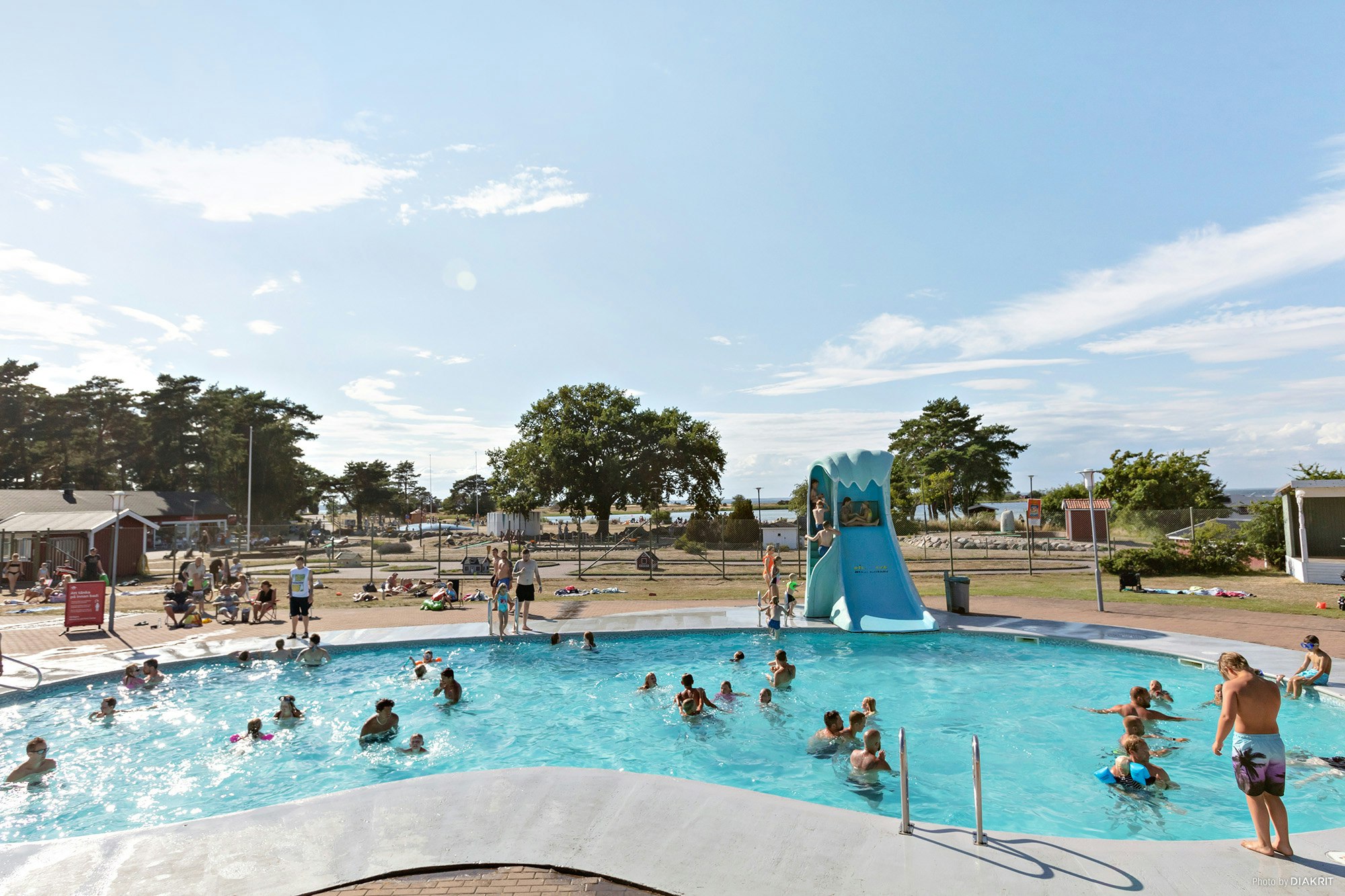 First Camp Ekerum – Öland - Freibad auf dem Campingplatz