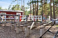 First Camp Åhus - Blick auf Spielplatz für Kinder auf dem Campingplatz