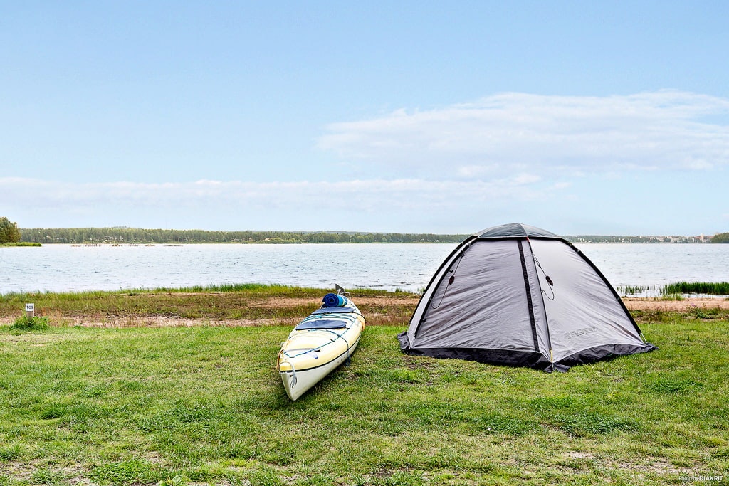 First Camp Arcus-Luleå - Zeltplatz am Wasser 