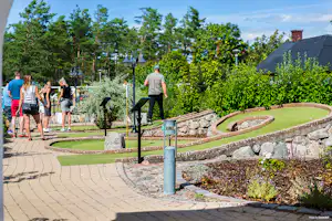 First Camp Tylösand - Minigolf Spielplatz auf dem Campingplatz