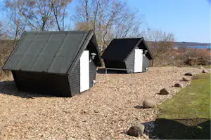 Fjordlyst Åbenrå City Camping - Mobilheimhütten auf dem Campingplatz