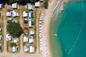 FKK-Camping Konobe - Stellplätze aus der Vogelperspektive