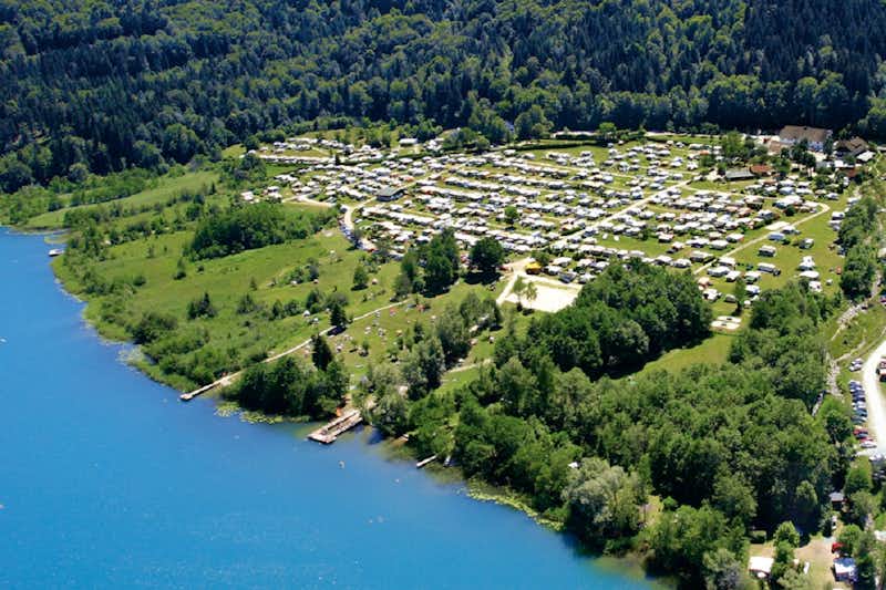 FKK-Groß-Camping Sabotnik -  Campingplatz aus der Vogelperspektive