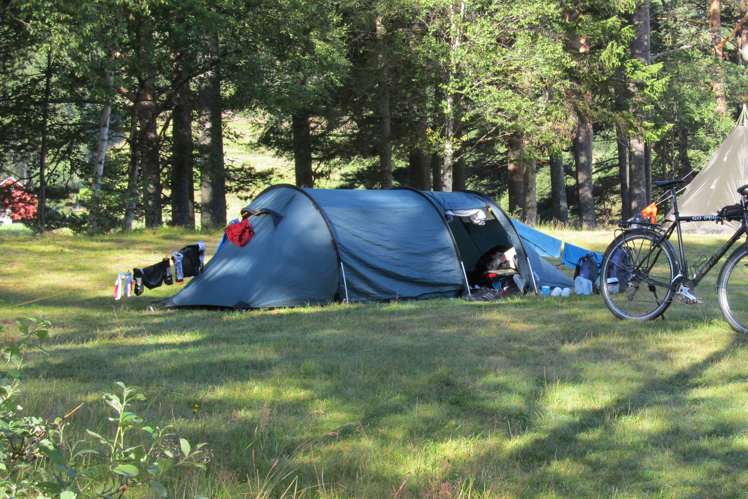 Flateland Camping - Zeltwiese auf dem Campingplatz