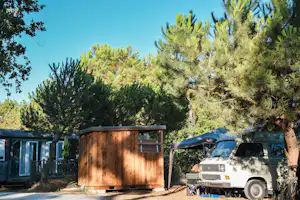 Camping Paradis Pins Soulac - Standplätze mit Privatsanitär auf dem Campingplatz