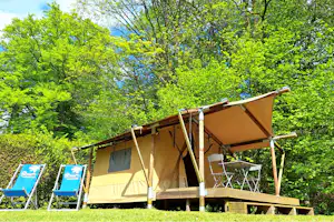 Flower Camping du Lac de la Seigneurie - Glamping-Zelt auf dem Campingplatz
