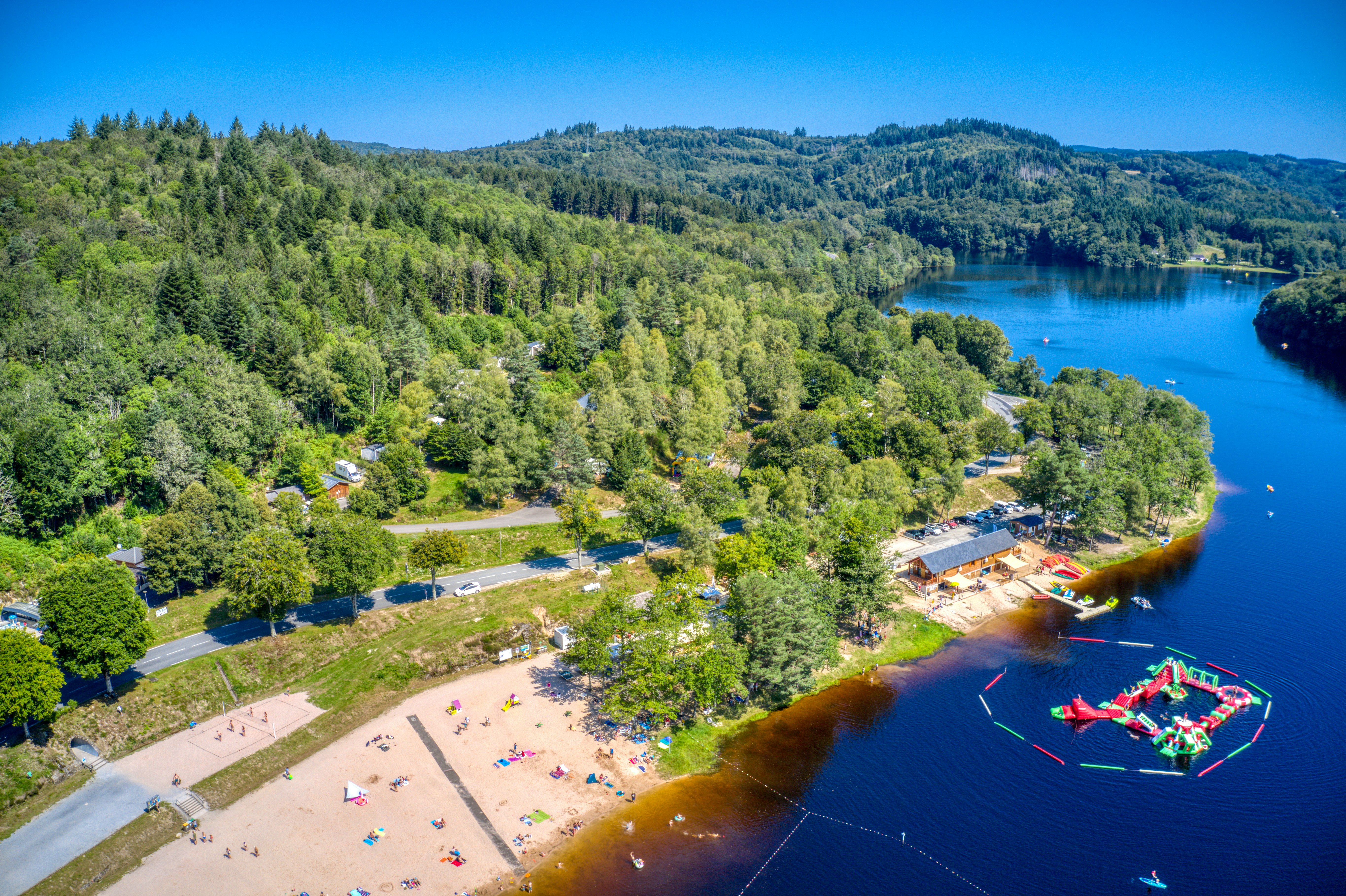 Flower Camping La Plage  - Luftaufnahme des Campingplatzes