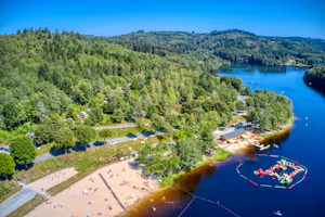 Flower Camping La Plage - Luftaufnahme des Campingplatzes