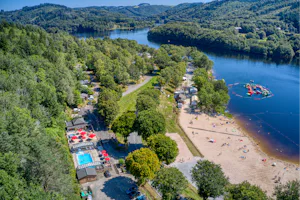 Flower Camping La Plage - Luftaufnahme des Campingplatzes