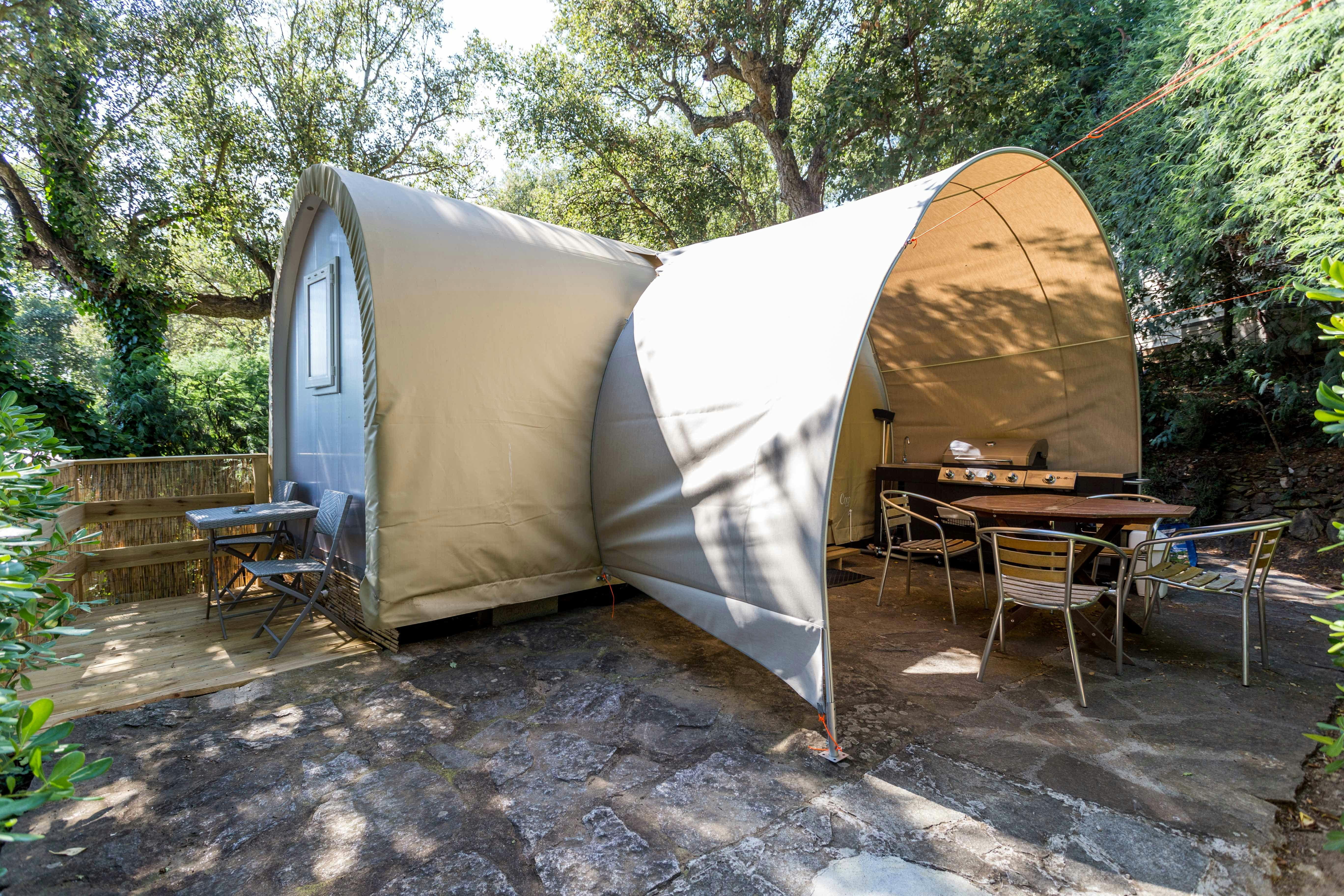 Flower Camping La Rouillère - Glamping-Zelt auf dem Campingplatz
