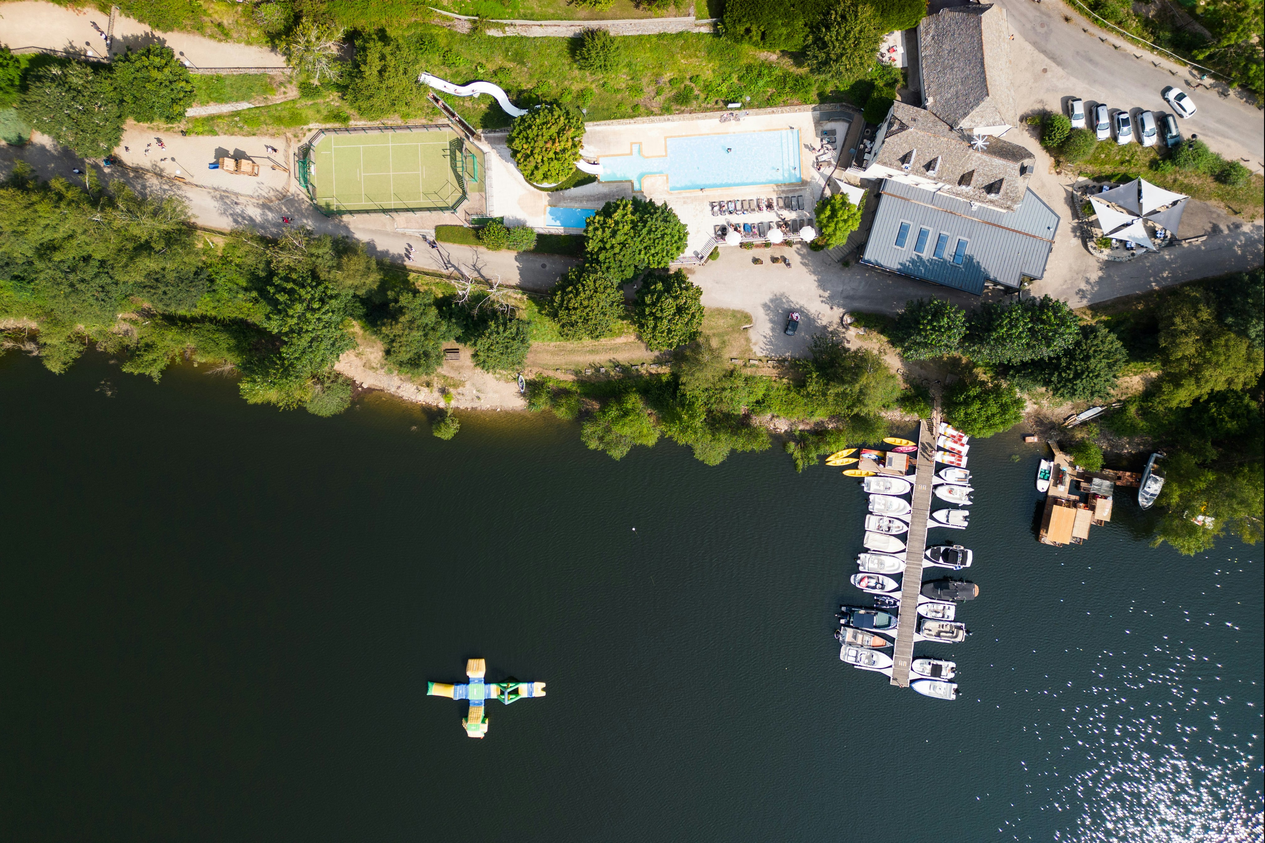 Camping Sunêlia La Source  - Campingplatz aus der Vogelperspektive