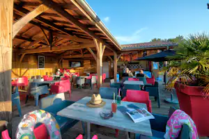 Flower Camping Le Bel Air - Restaurant Terrasse