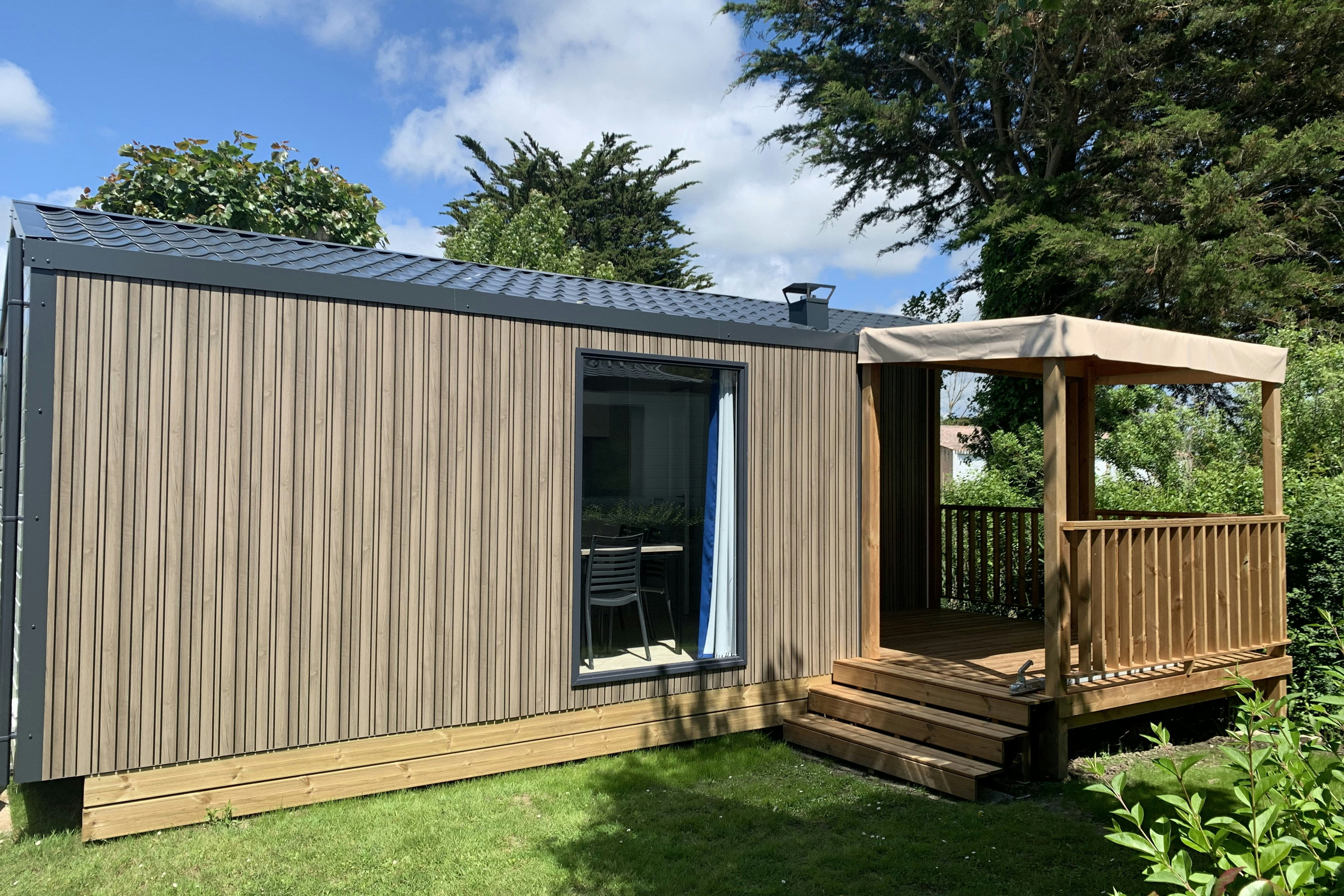 Camping Plein Sud - Außenansicht Mobilheim