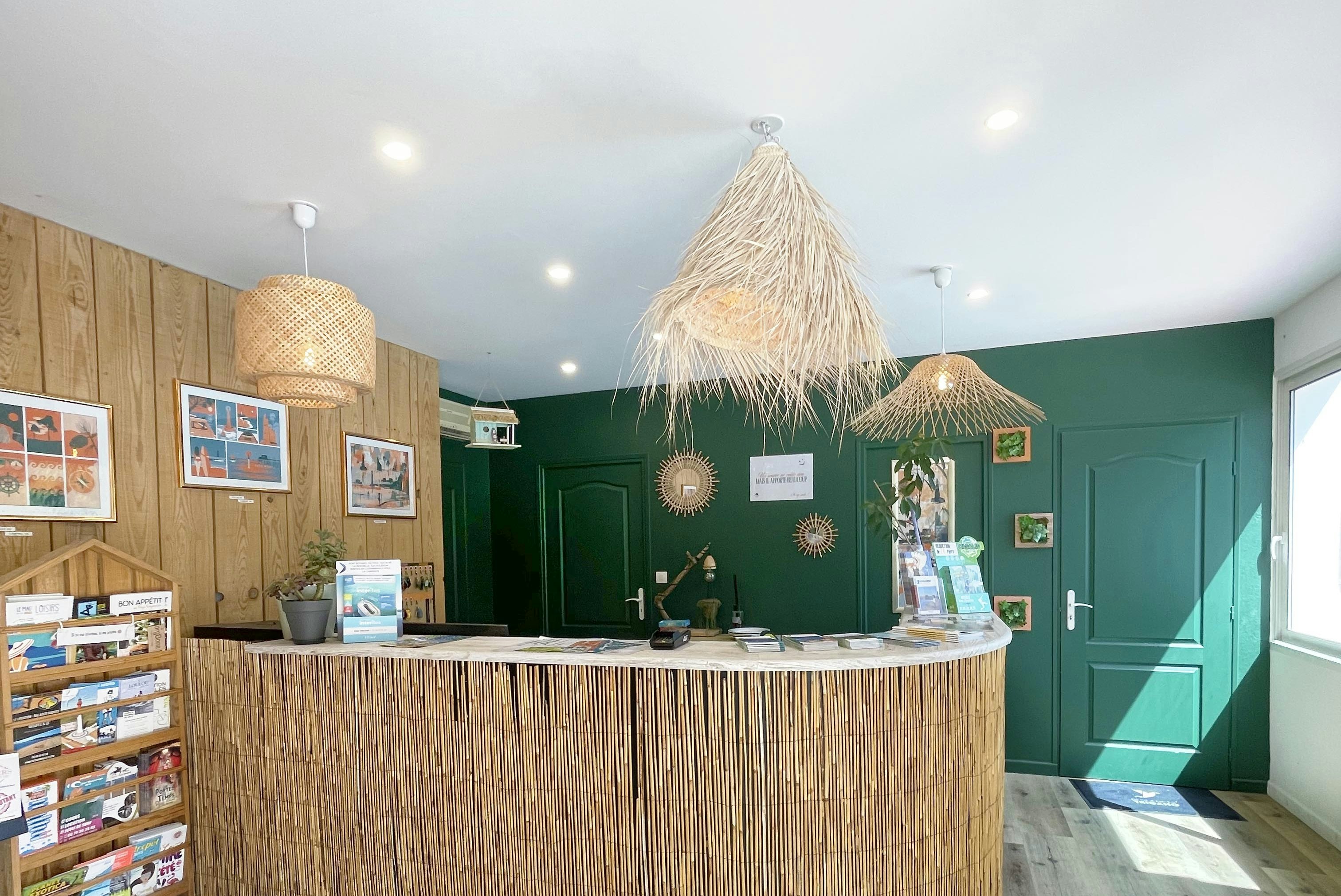 Camping Les Pins de Sel - Rezeption auf dem Campingplatz