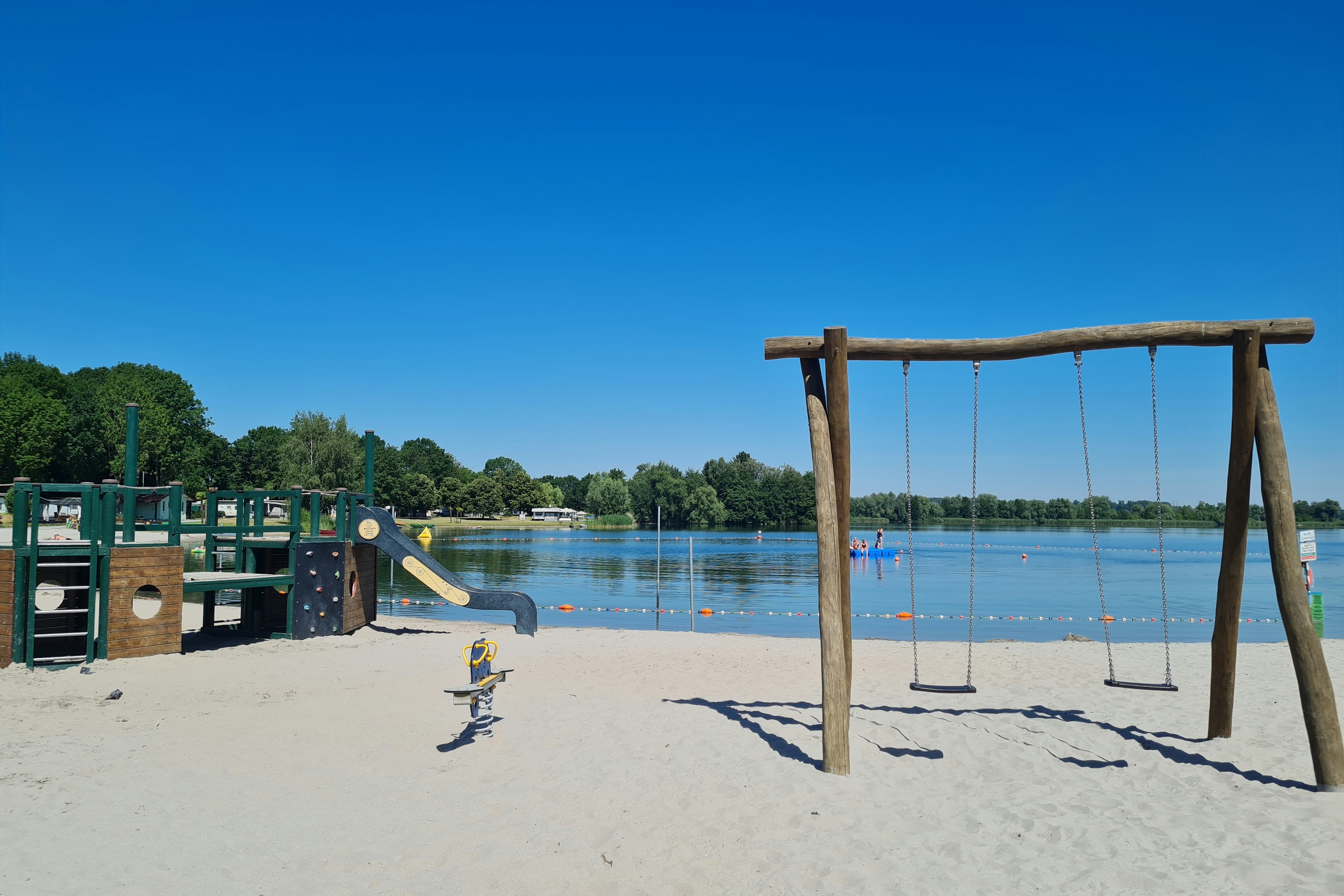 Freizeit Camping Erlichsee  - Kinderspielplatz auf dem Campingplatz