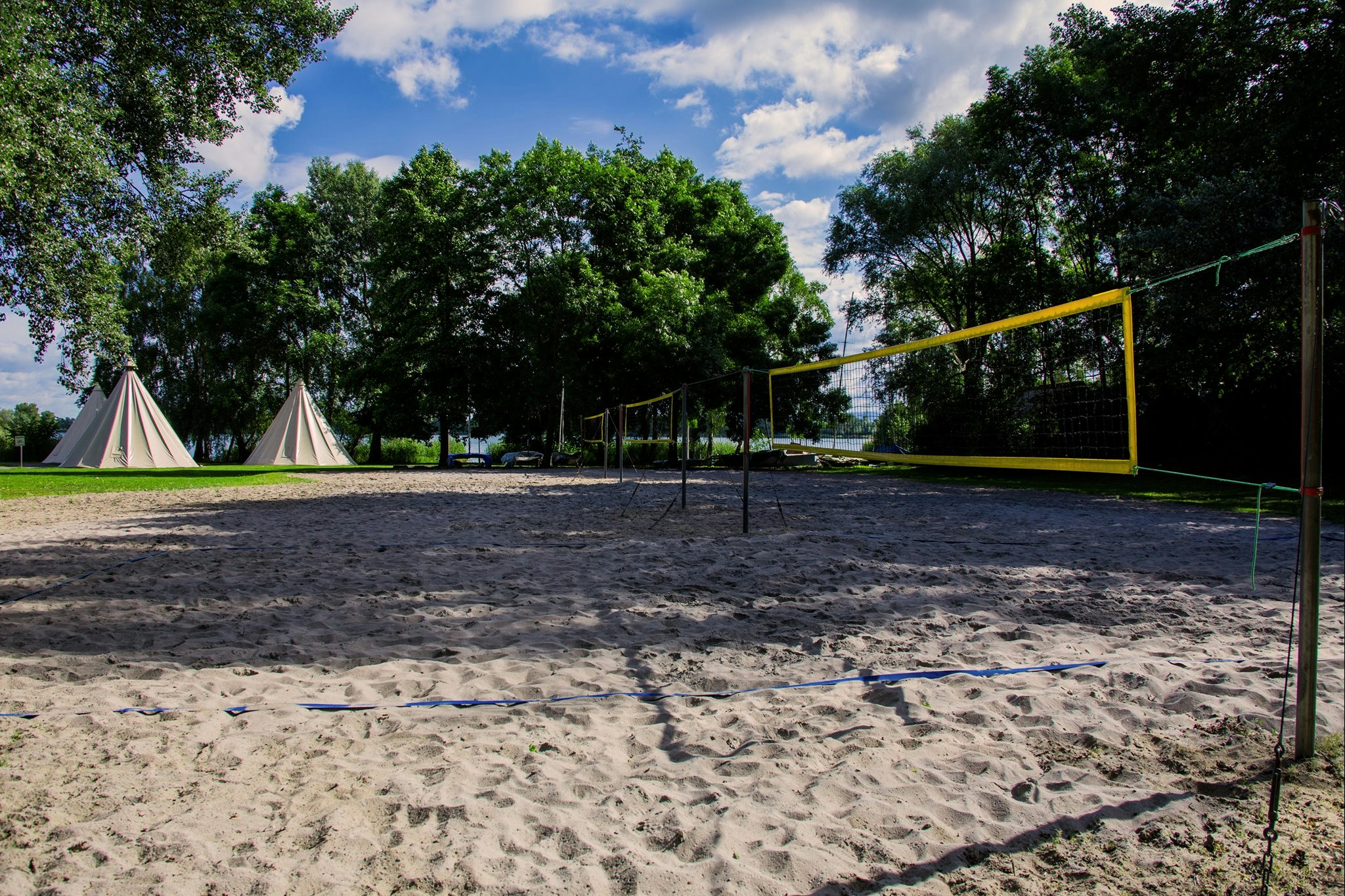 Freizeit Camping Erlichsee - Beachvolleyballfelder auf dem Campingplatz
