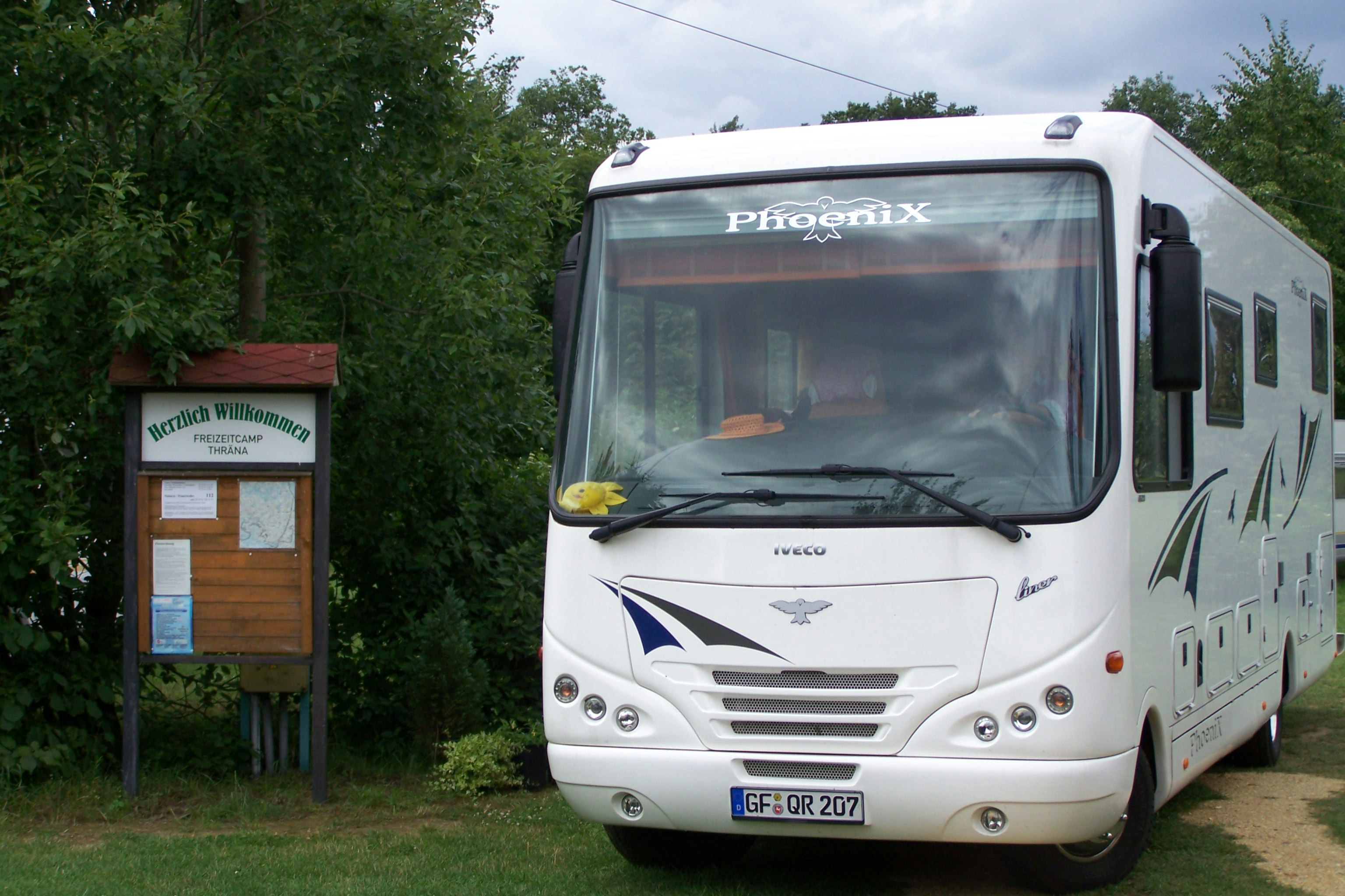 Freizeit- und Campingpark Thräna - Standplätze auf dem Campingplatz