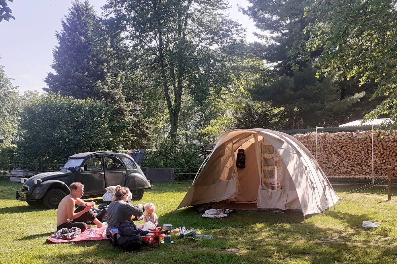 Freizeit- und Campingpark Thräna - Zeltwiese auf dem Campingplatz