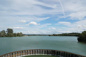 Camping am Lippesee Freizeit- und Wohnpark am Lippesee - Blick auf den See am Campingplatz