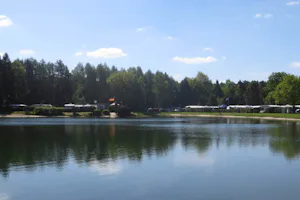 Freizeithof Imbrock - Blick vom See auf den Campingplatz