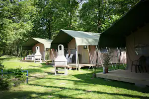 Ferienpark Dülmener See Freizeitpark Dülmener See - Mobilheim mit Veranda auf dem Campingplatz